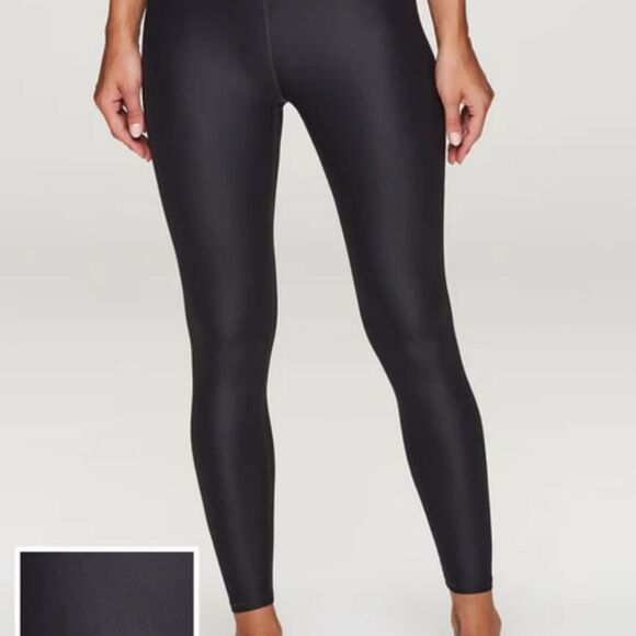 RBX Black Performance Leggings with Elastic Waistband - Picture 1 of 9